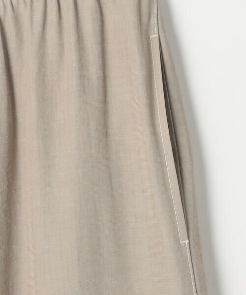COMME CA COMFORT / コムサ・コンフォート（Lサイズ） その他パンツ | 〔 +サイズ 〕 オトナシャンブレー タックワイドパンツ | 詳細24