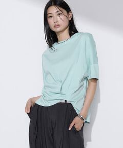 COMME CA COMFORT / コムサ・コンフォート（Lサイズ） カットソー | 〔 +サイズ 〕 プレーティング天竺 ワンタックプルオーバー