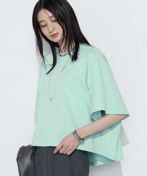 COMME CA COMFORT / コムサ・コンフォート（Lサイズ） カットソー | 〔 +サイズ 〕 プレーティング天竺 テントラインプルオーバー | 詳細27