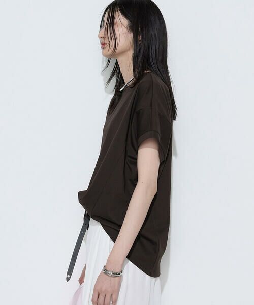 COMME CA COMFORT / コムサ・コンフォート（Lサイズ） カットソー | 〔 +サイズ 〕 プレーティング天竺 ゆったりプルオーバー | 詳細4