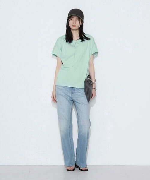 COMME CA COMFORT / コムサ・コンフォート（Lサイズ） カットソー | 〔 +サイズ 〕 プレーティング天竺 ゆったりプルオーバー | 詳細19