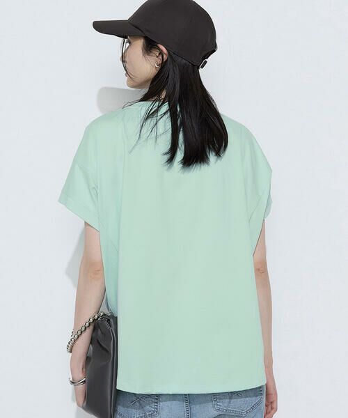 COMME CA COMFORT / コムサ・コンフォート（Lサイズ） カットソー | 〔 +サイズ 〕 プレーティング天竺 ゆったりプルオーバー | 詳細24