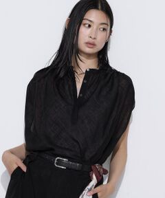 COMME CA COMFORT / コムサ・コンフォート（Lサイズ） シャツ・ブラウス | 〔 TALLサイズ 〕 【セットアップ対応】トリアセクールスラブ ブラウス