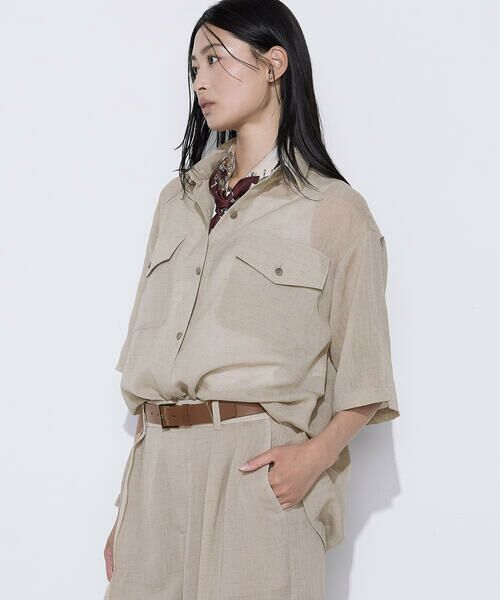 COMME CA COMFORT / コムサ・コンフォート（Lサイズ） シャツ・ブラウス | 〔 TALLサイズ 〕 【セットアップ対応】トリアセクールスラブ シャツ | 詳細22