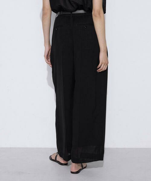 COMME CA COMFORT / コムサ・コンフォート（Lサイズ） その他パンツ | 〔 TALLサイズ 〕 【セットアップ対応】【RE:撚】トリアセクールスラブ タックワイドパンツ | 詳細21