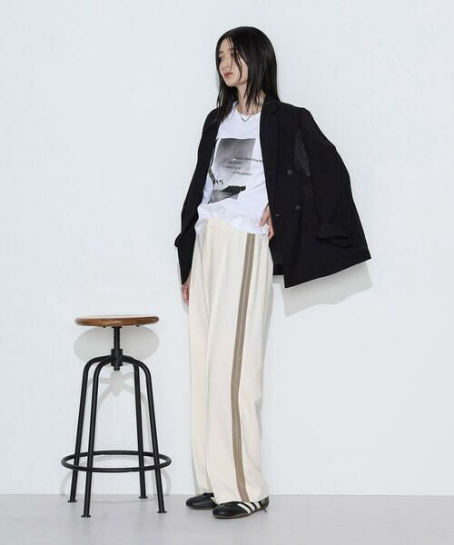 COMME CA COMFORT / コムサ・コンフォート（Lサイズ） その他パンツ | 〔 TALLサイズ 〕 ストレッチダブルクロス トラックパンツ | 詳細2