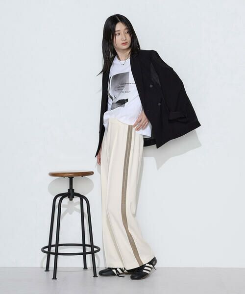 COMME CA COMFORT / コムサ・コンフォート（Lサイズ） その他パンツ | 〔 TALLサイズ 〕 ストレッチダブルクロス トラックパンツ | 詳細3