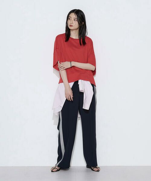 COMME CA COMFORT / コムサ・コンフォート（Lサイズ） その他パンツ | 〔 TALLサイズ 〕 ストレッチダブルクロス トラックパンツ | 詳細18
