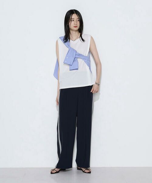 COMME CA COMFORT / コムサ・コンフォート（Lサイズ） その他パンツ | 〔 TALLサイズ 〕 ストレッチダブルクロス トラックパンツ | 詳細19