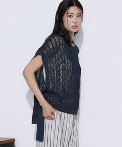 COMME CA COMFORT / コムサ・コンフォート（Lサイズ） その他トップス | 〔 TALLサイズ 〕 美濃和紙 ツインニットプルオーバー