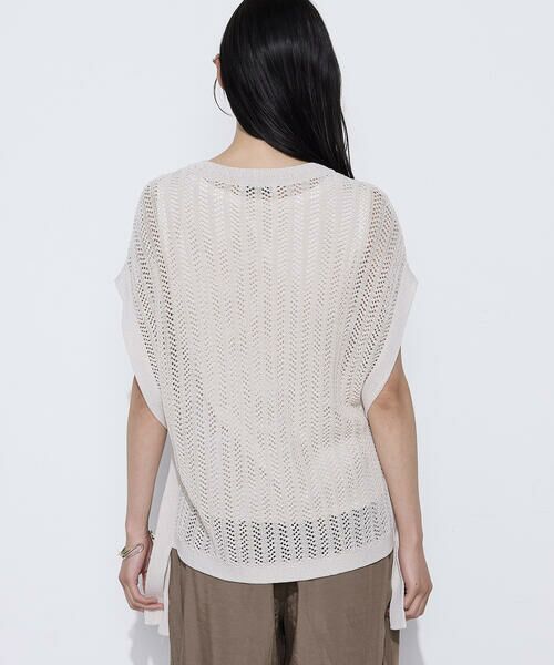 COMME CA COMFORT / コムサ・コンフォート（Lサイズ） その他トップス | 〔 TALLサイズ 〕 美濃和紙 ツインニットプルオーバー | 詳細6
