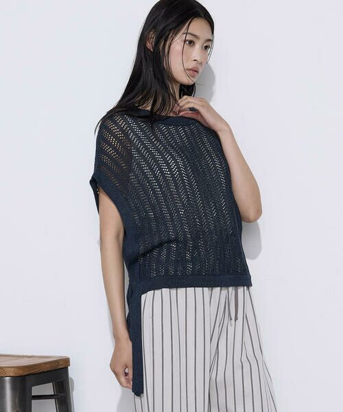 COMME CA COMFORT / コムサ・コンフォート（Lサイズ） その他トップス | 〔 TALLサイズ 〕 美濃和紙 ツインニットプルオーバー | 詳細18