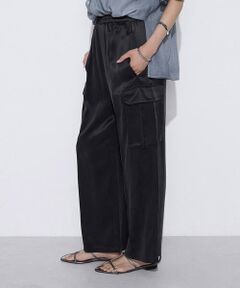 COMME CA COMFORT / コムサ・コンフォート（Lサイズ） その他パンツ | 〔 TALLサイズ 〕 キュプラツイル サテンワイドカーゴパンツ