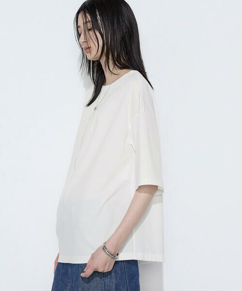 COMME CA COMFORT / コムサ・コンフォート（Lサイズ） Tシャツ | 〔 TALLサイズ 〕 ドライスムース／スーピマバイオスムース アシンメトリーTシャツ | 詳細3
