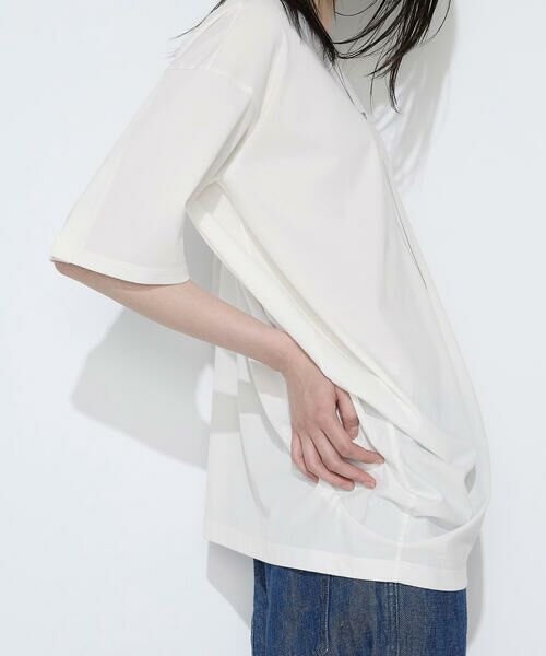 COMME CA COMFORT / コムサ・コンフォート（Lサイズ） Tシャツ | 〔 TALLサイズ 〕 ドライスムース／スーピマバイオスムース アシンメトリーTシャツ | 詳細6