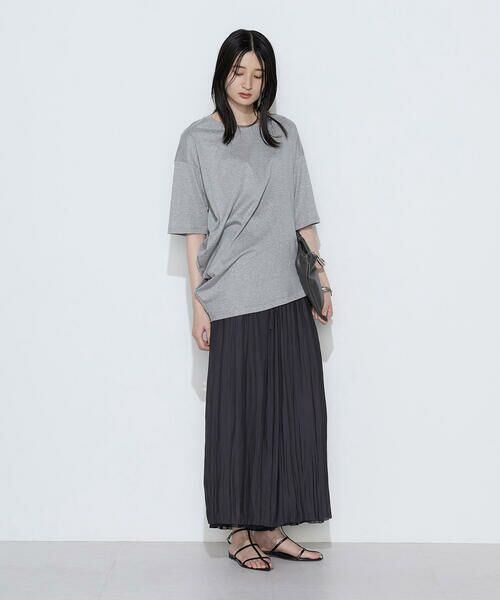 COMME CA COMFORT / コムサ・コンフォート（Lサイズ） Tシャツ | 〔 TALLサイズ 〕 ドライスムース／スーピマバイオスムース アシンメトリーTシャツ | 詳細9