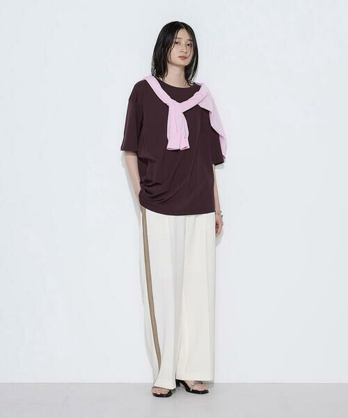 COMME CA COMFORT / コムサ・コンフォート（Lサイズ） Tシャツ | 〔 TALLサイズ 〕 ドライスムース／スーピマバイオスムース アシンメトリーTシャツ | 詳細23