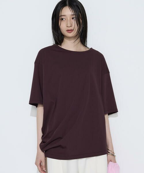 COMME CA COMFORT / コムサ・コンフォート（Lサイズ） Tシャツ | 〔 TALLサイズ 〕 ドライスムース／スーピマバイオスムース アシンメトリーTシャツ | 詳細25