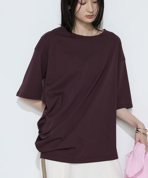 COMME CA COMFORT / コムサ・コンフォート（Lサイズ） Tシャツ | 〔 TALLサイズ 〕 ドライスムース／スーピマバイオスムース アシンメトリーTシャツ | 詳細26