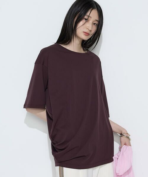 COMME CA COMFORT / コムサ・コンフォート（Lサイズ） Tシャツ | 〔 TALLサイズ 〕 ドライスムース／スーピマバイオスムース アシンメトリーTシャツ | 詳細27