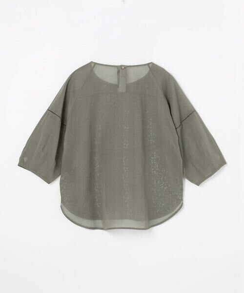 COMME CA COMFORT / コムサ・コンフォート（Lサイズ） シャツ・ブラウス | 〔 TALLサイズ 〕 リネンコードレース ボリュームスリーブブラウス | 詳細16