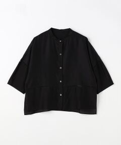 COMME CA COMFORT / コムサ・コンフォート（Lサイズ） シャツ・ブラウス | 〔 TALLサイズ 〕 ライトシルクウール ランタンスリーブシャツ