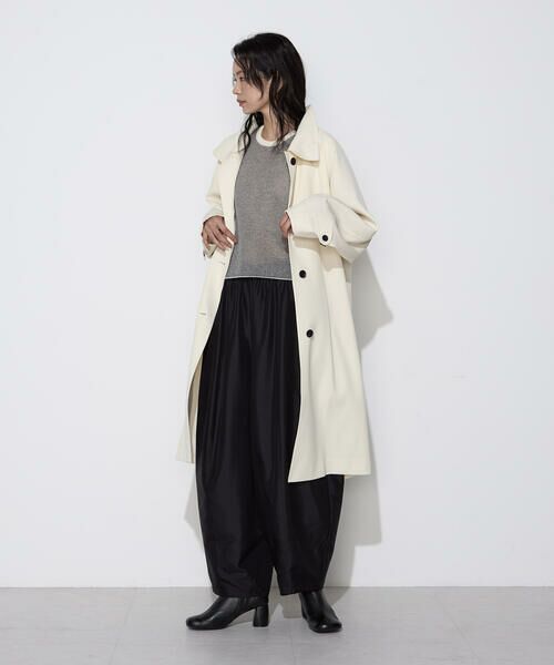 COMME CA COMFORT / コムサ・コンフォート（Lサイズ） その他パンツ | 〔 TALLサイズ 〕 ライトシルクウール バレルパンツ | 詳細8