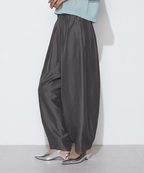COMME CA COMFORT / コムサ・コンフォート（Lサイズ） その他パンツ | 〔 TALLサイズ 〕 ライトシルクウール バレルパンツ | 詳細26