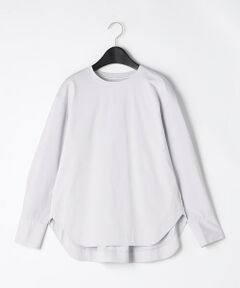 〔 +サイズ 〕 プレーティング天竺 袖カフスカットソー