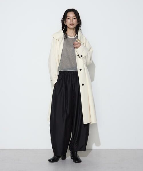 COMME CA COMFORT / コムサ・コンフォート（Lサイズ） ステンカラーコート | 〔TALLサイズ〕クラシックツイル スタンドカラーコート | 詳細1
