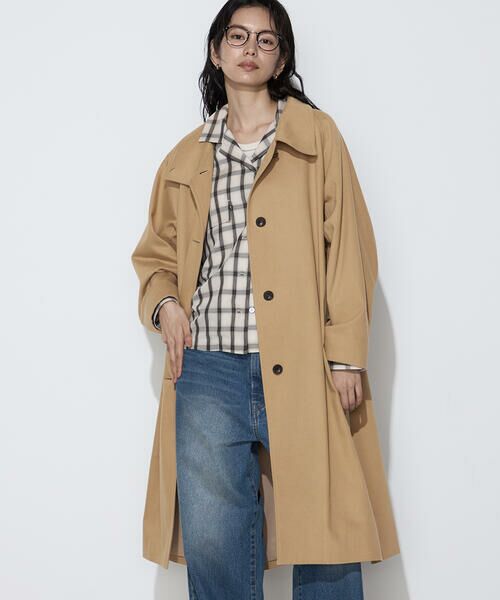 COMME CA COMFORT / コムサ・コンフォート（Lサイズ） ステンカラーコート | 〔TALLサイズ〕クラシックツイル スタンドカラーコート | 詳細23