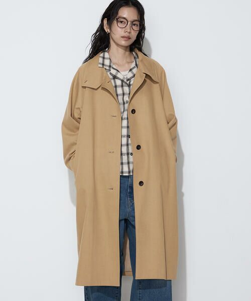 COMME CA COMFORT / コムサ・コンフォート（Lサイズ） ステンカラーコート | 〔TALLサイズ〕クラシックツイル スタンドカラーコート | 詳細24