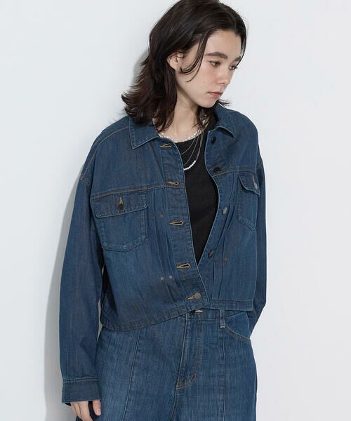 COMME CA COMFORT / コムサ・コンフォート（Lサイズ） Gジャン・デニムジャケット | 〔TALLサイズ〕10オンスストレッチデニム フロントタックGジャン | 詳細14