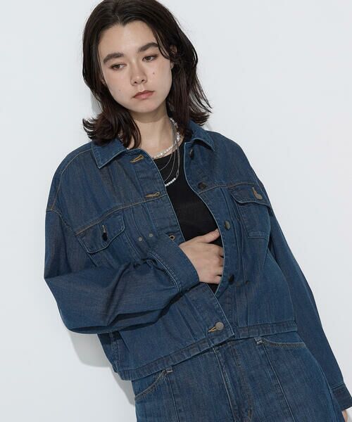COMME CA COMFORT / コムサ・コンフォート（Lサイズ） Gジャン・デニムジャケット | 〔TALLサイズ〕10オンスストレッチデニム フロントタックGジャン | 詳細15