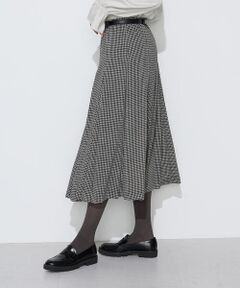 COMME CA COMFORT / コムサ・コンフォート（Lサイズ） ロング・マキシ丈スカート | 〔TALLサイズ〕ヘリテージプリント ボックスタックスカート