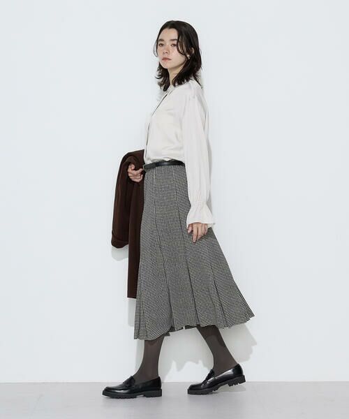 COMME CA COMFORT / コムサ・コンフォート（Lサイズ） ロング・マキシ丈スカート | 〔TALLサイズ〕ヘリテージプリント ボックスタックスカート | 詳細2