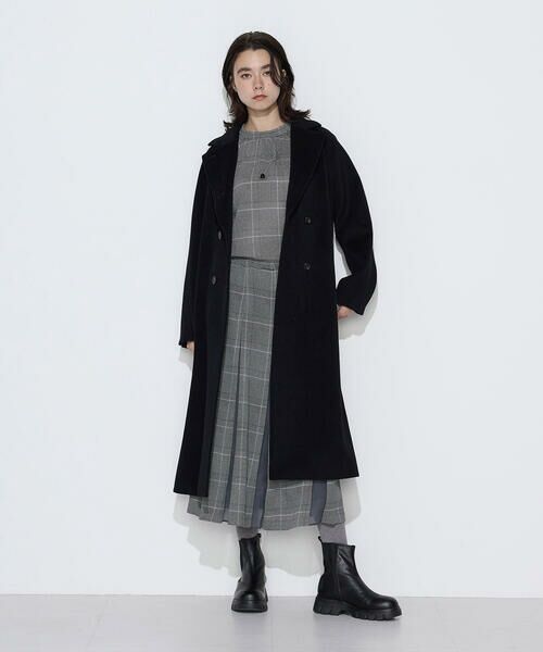 COMME CA COMFORT / コムサ・コンフォート（Lサイズ） ロング・マキシ丈スカート | 〔TALLサイズ〕ヘリテージプリント ボックスタックスカート | 詳細7