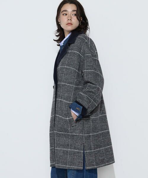 COMME CA COMFORT / コムサ・コンフォート（Lサイズ） その他アウター | 〔TALLサイズ〕ジーロンビーバーリバーシブル  Wフェイスコート | 詳細8