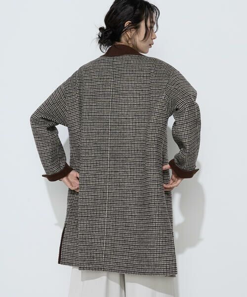 COMME CA COMFORT / コムサ・コンフォート（Lサイズ） その他アウター | 〔TALLサイズ〕ジーロンビーバーリバーシブル  Wフェイスコート | 詳細19