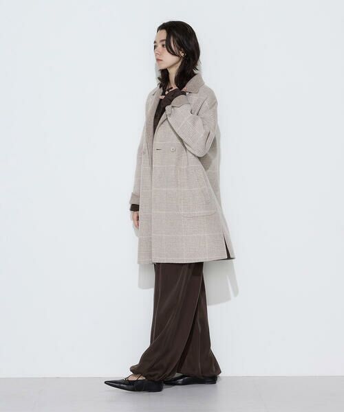 COMME CA COMFORT / コムサ・コンフォート（Lサイズ） その他アウター | 〔TALLサイズ〕ジーロンビーバーリバーシブル  Wフェイスコート | 詳細25