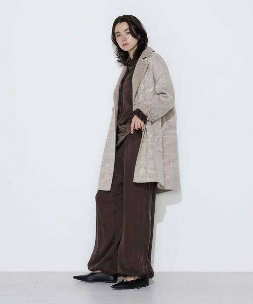 COMME CA COMFORT / コムサ・コンフォート（Lサイズ） その他アウター | 〔TALLサイズ〕ジーロンビーバーリバーシブル  Wフェイスコート | 詳細26