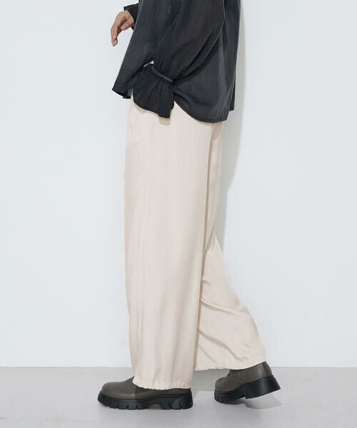 COMME CA COMFORT / コムサ・コンフォート（Lサイズ） その他パンツ | 〔TALLサイズ〕キュプラレーヨンフィブリルサテン 2WAYパンツ | 詳細7