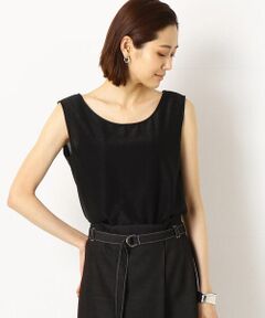COMME CA PLATINUM / コムサ・プラチナ タンクトップ | 【ウォッシャブル】ラメストレッチタンクトップ