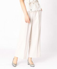 COMME CA PLATINUM / コムサ・プラチナ その他パンツ | アンクル丈 ストレート ワイドパンツ