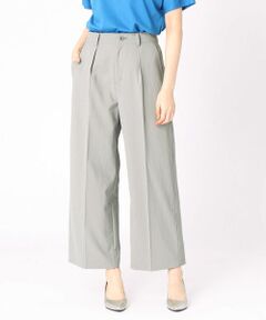 COMME CA PLATINUM / コムサ・プラチナ その他パンツ | アンクル丈 ストレート ワイドパンツ