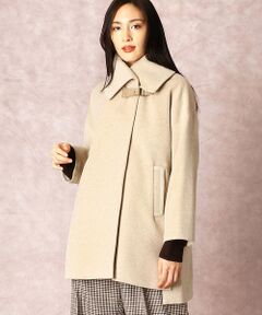 COMME CA PLATINUM / コムサ・プラチナ ポンチョ | アンゴラ フリース ポンチョコート