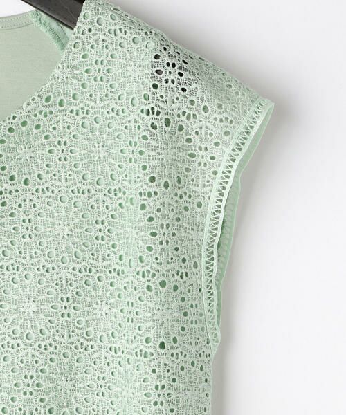 COMME CA PLATINUM / コムサ・プラチナ シャツ・ブラウス | フラワー刺繍レースブラウス | 詳細3