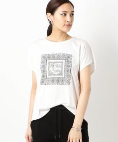 COMME CA PLATINUM / コムサ・プラチナ Tシャツ | バンダナプリント Ｔシャツ