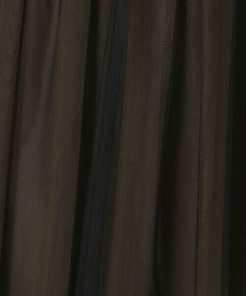 COMME CA PLATINUM / コムサ・プラチナ ロング・マキシ丈スカート | メリルハイテンション×チュール 裏起毛 スカート | 詳細10