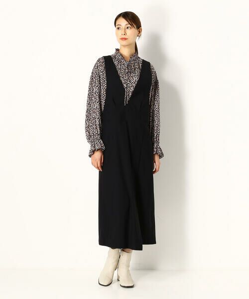 COMME CA PLATINUM / コムサ・プラチナ ドレス | メリルハイテンション ジャンパースカート | 詳細1